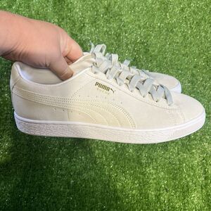 Mens Puma Suede Classic XXI Marshmallow White Sneakers Shoes Mens Size US 10
